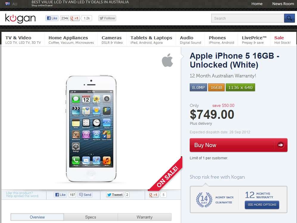 How Kogan can sell the iPhone 5 cheaper than Apple - Mobility